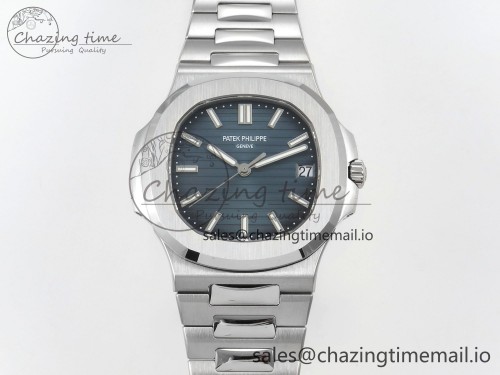 DDF공장 5711 SW버전 1:1 Best Edition Blue Textured Dial On SS Bracelet Super Clone 324