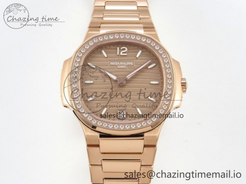 DDF 7118 SW버전 RG Ladies 1:1 Best Edition Diamonds Bezel RG Dial on RG Bracelet DD324 Super Clone