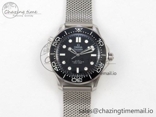 VS공장 씨마스터 신형 메쉬 브레이슬릿 블랙 다이얼 42mm Best Edition Black Dial On Mesh Bracelet A8806