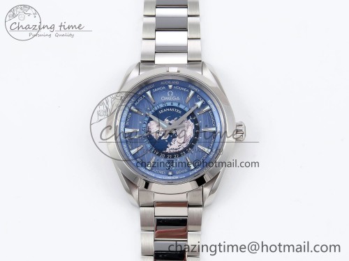 VS공장 아쿠아테라 43mm GMT 블루 다이얼  VSF 1:1 Best Edition Summer Blue Dial on SS Bracelet A8938 Super Clone