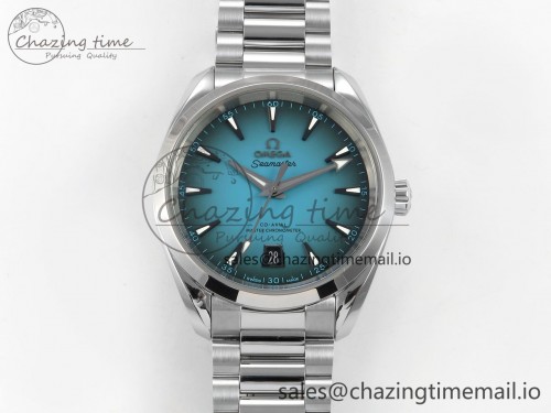 VS공장 아쿠아테라 38mm 티파니 옴브레 다이얼 1:1 Best Edition Turquoise Dial on SS Bracelet VS8800 Super Clone