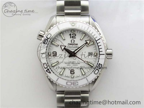 VS공장 플래닛오션  39.5mm 올림픽게임 화이트 다이얼 화이트 러버 1:1 Best Edition White Dial on SS Bracelet A8800