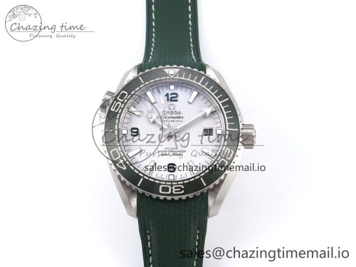 VS공장 플래닛오션 43.5mm 화이트 다이얼 그린 러버스트렙 1:1 Best Edition Green Bezel White Dial on Green Rubber Strap A8900 Super Clone