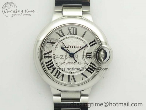 AF공장 발롱블루 33mm 브레이슬릿 오토매틱 1:1 Best Edition White Textured Dial on SS Bracelet SEIKO NH05A
