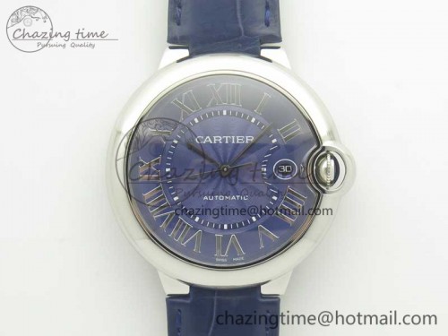 AF공장 발롱블루 42mm 블루 다이얼 가죽스트렙 1:1 Best Edition Blue Texture Dial on Blue Crocodile Strap A2892