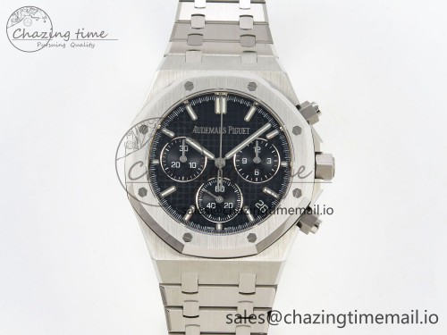 DD공장 26240 블랙다이얼(SW다이얼) Royal Oak Chrono 26240 SS DDF 1:1 Best Edition Black Dial on SS Bracelet DD4401 Super Clone Gain Weight (SW Dial)