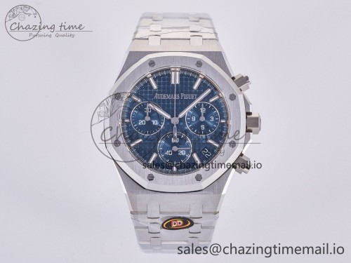 DD공장 26240 블루다이얼(50주년) Royal Oak Chrono 26240 SS DDF 1:1 Best Edition Blue Dial on SS Bracelet DD4401 Super Clone (50th Anniversary)