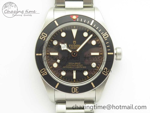 Heritage Black Bay Fifty-Eight 39mm SS ZF 1:1 Best Edition Black Dial on SS Bracelet A2824 V2