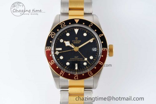 Black Bay GMT S&G Black/Brown Bezel ZF 1:1 Best Edition on SS/YG Bracelet A2836