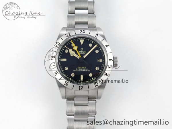 Black Bay Pro GMT SS ZF 1:1 Best Edition Black Dial on SS Bracelet VR3186