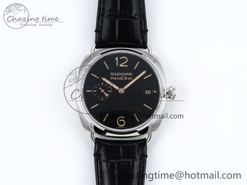 PAM1294 Radiomir 40mm VSF 1:1 Best Edition Black Dial on Black Leather Strap P900