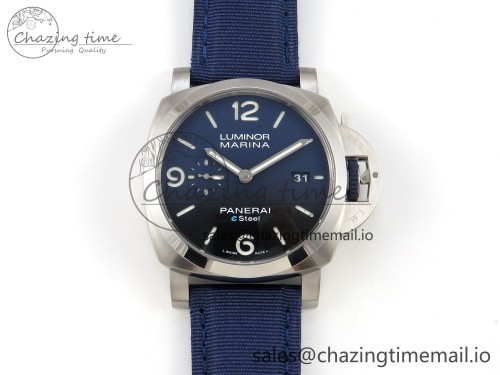 PAM1157 44mm VSF 1:1 Best Edition Blue Dial On Blue Nylon Strap P.9010 Super Clone