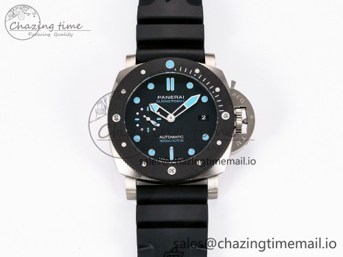 PAM799 Titanium VSF Best Edition Black Dial on Rubber Strap P.9010 Clone