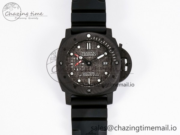 PAM1039 Luna Rossa Submersible 47MM VSF 1:1 Best Edition on Blue Fabric Strap P900