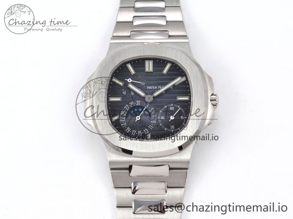 Nautilus 5712 SS PPF 1:1 Best Edition Blue Dial on SS Bracelet PPF240 Super Clone V4+